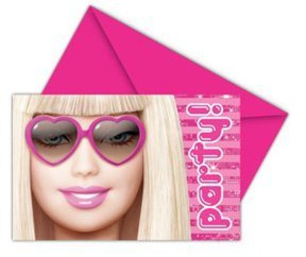 Barbie Fabulous Davetiye ve Zarf