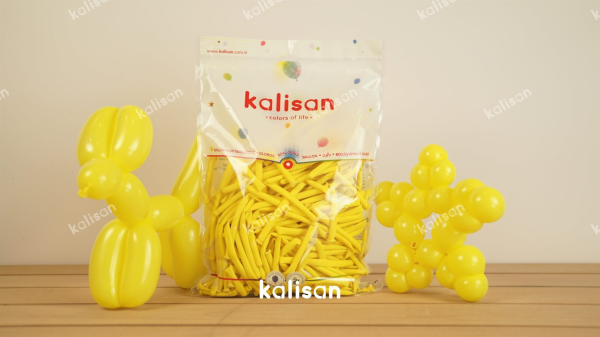 SARI SOSİS BALON (260) 100 LÜ (KAL)